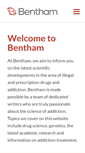 Mobile Screenshot of bentham.org